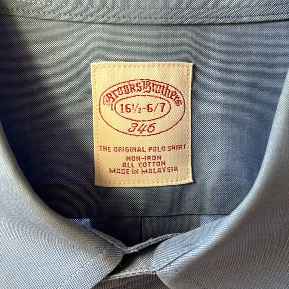 Brooks Brothers cotton dress shirt, size 16.5 - Picture 2 of 4